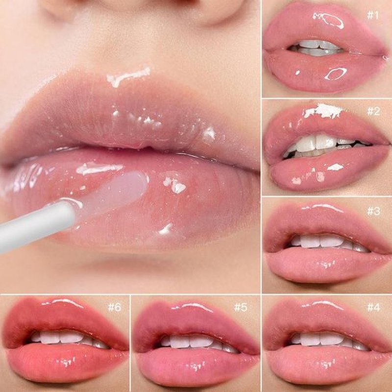 Baisen Diary Plumping Lip Oil - Ultra-Hydrating Glossy Finish for Smooth, Juicy Lips | #5 Soft Pink