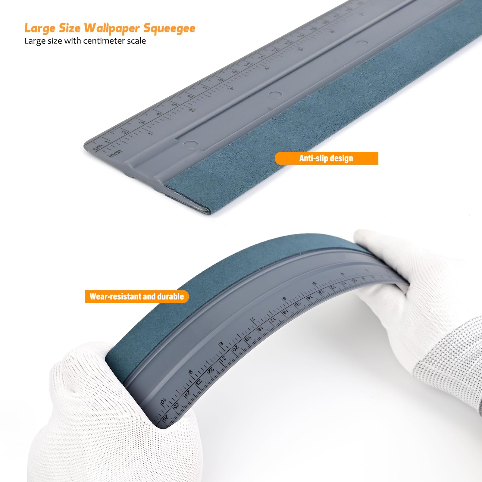 EHDIS Wallpaper Smoothing Tool,Peel and Stick Contact Paper Tool Kit Wallpaper Smoothing Squeegee Wallpaper Paste,Razor Scraper Tool for Wallpaper Peeling, Vinyl Backsplash Window Film Installing