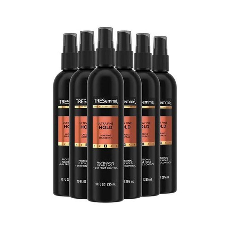 TRESemmé Non-Aero Hairspray - Pack of 6 | Ultra Fine Formula for 24-Hour Frizz Control - 10 Fl Oz