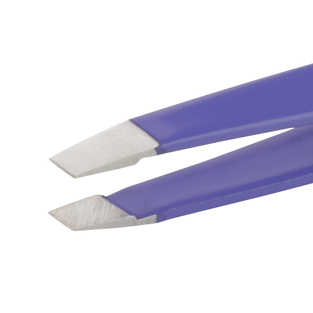 Tweezerman Mini Slant Tweezer–Tweezerman Tweezers for Eyebrows Lilac