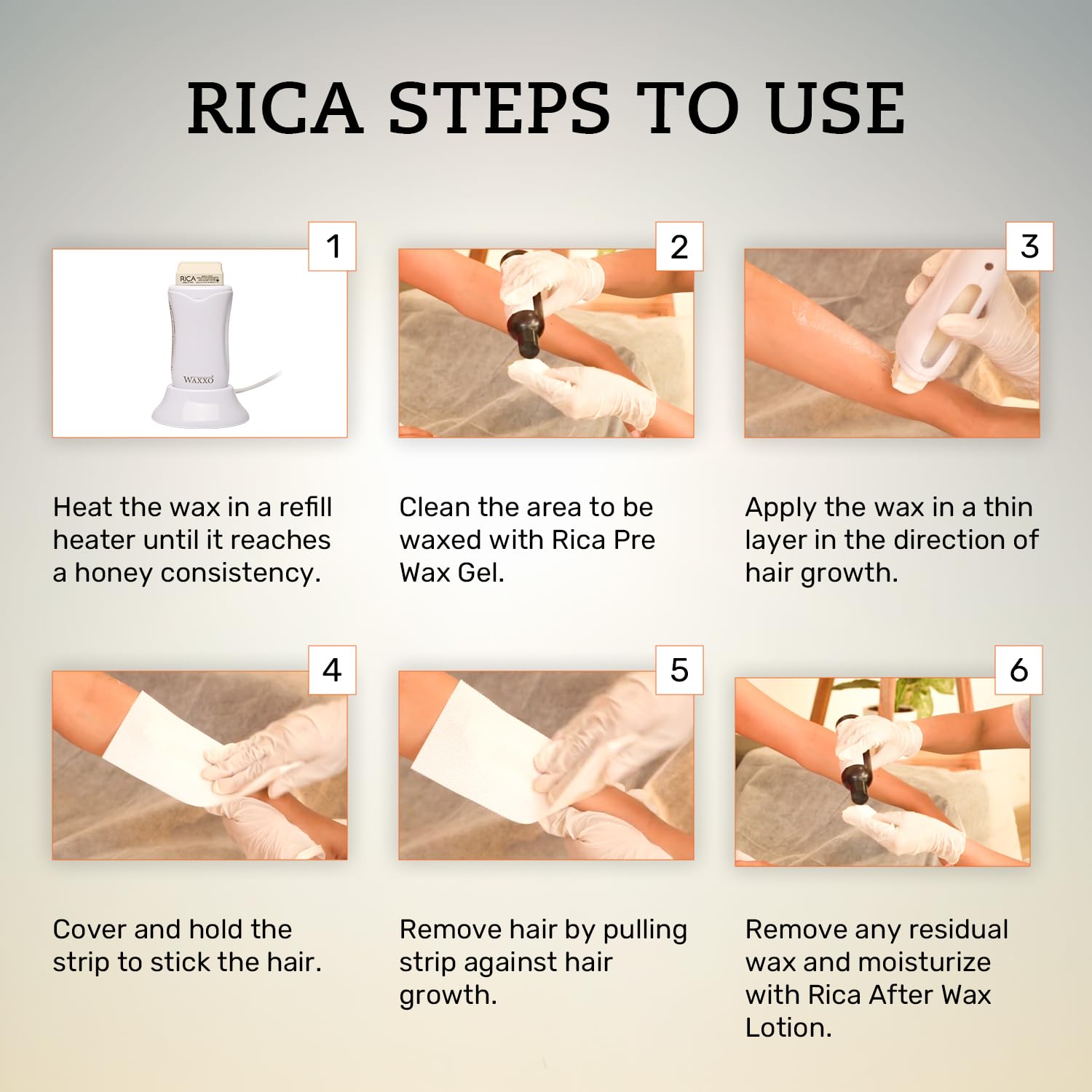 Rica Aloe Vera Roll-On Wax Kit (Set of 2 Refill Wax) 100 ML - Made in Italy
