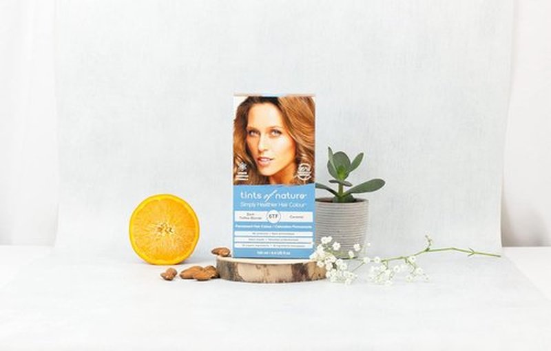 Tints of Nature Dark Toffee Blonde Hair Dye - Nourishing, Ammonia-Free Formula | 4.4 fl oz