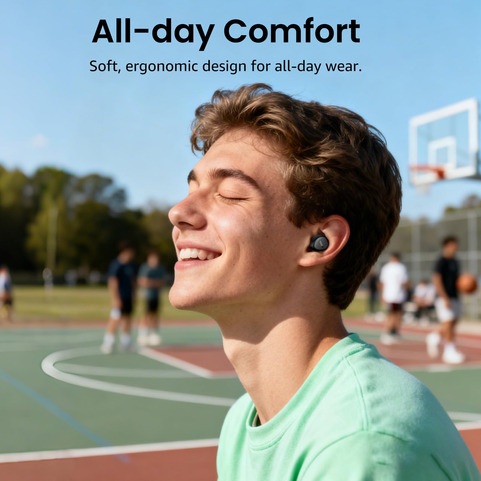 TOZO A1 Wireless Earbuds Bluetooth 5.3 Light Weight in Ear Headphones