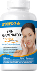 Lindberg Skin Rejuvenator with Verisol | 270 Tablets | with Collagen Peptides | for Hair, Skin, and Nails Supplement