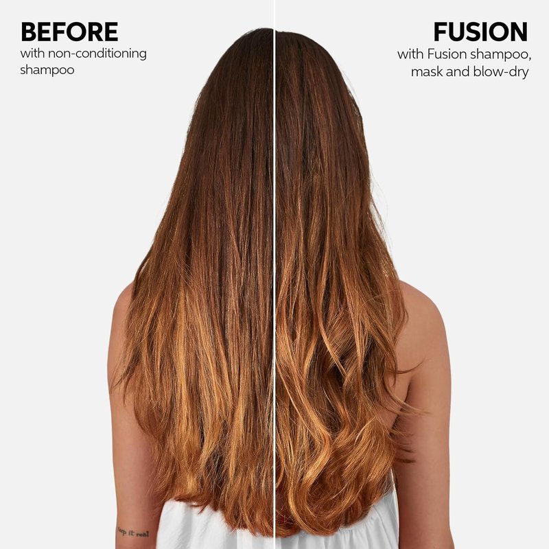 Wella Professionals Fusion Intense Repair Shampoo & Conditioner | Anti-Hair Breakage Bundle with EIMI Thermal Image Hairspray for Smoothness & Shine