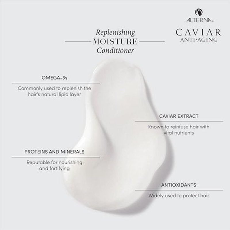 Alterna CAVIAR Anti-Aging Moisture Conditioner - Hydrates & Restores Dry Hair | Sulfate Free