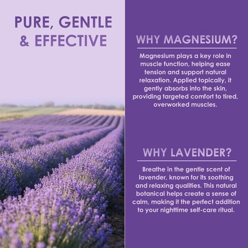 Doracome Magnesium Moisturizing Cream for Muscle Relief, Sleep Support and Stress Relief, Fast-Absorbing Formula,Skin Friendly,Lightly Scented(Orchid)