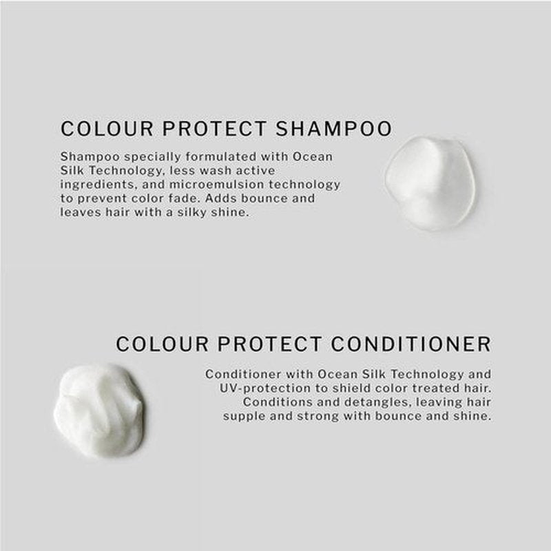 SACHAJUAN Colour Protect Shampoo and Conditioner Set - Ocean Silk Technology for Color Fade Prevention | UV Defense | Vegan & Paraben-Free | 2 x 8.45 oz