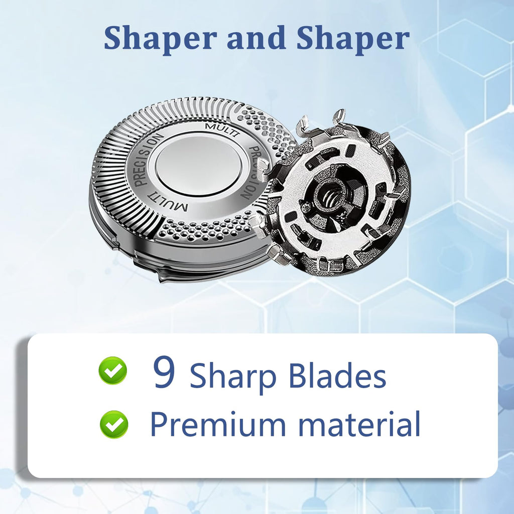 Replacement Head Compatible with Philips Norelco 5000X Series Shavers, Fits Models X5000, X5001, X5002, X5003, X5005, X5009, X5101, X5102, 1 Pack