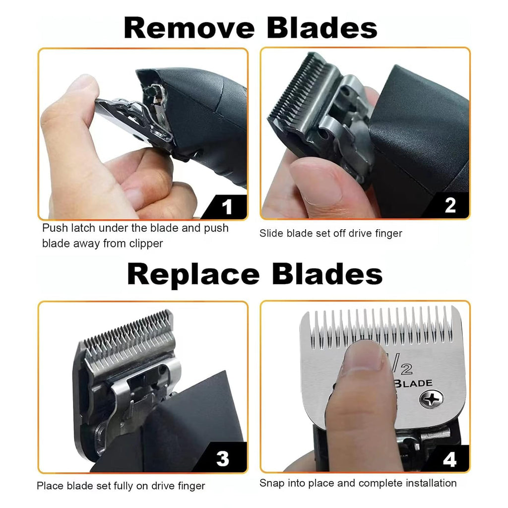 3-1/2 Replacement Ceramic Blade,Compatible with Oster Classic 76,Andis AGC