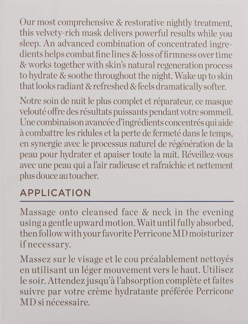 Perricone MD Multi-Action Overnight Firming Mask - Intensive Hydration, 2 fl. oz.
