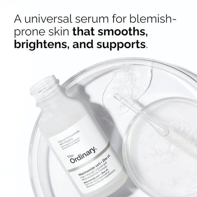The Ordinary Dull Skin Duo - Skin Care Bundle for Face & Eyes | Niacinamide 10% & Caffeine Solution 5%