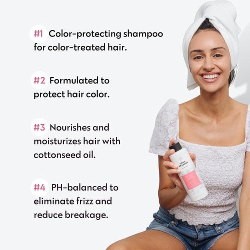 No Nothing Sensitive Shampoo - Fragrance-Free Care for Color Treated Hair | Hypoallergenic, Vegan, 10.14 fl oz