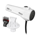 Red by KISS HandleLess Blow Dryer 2200W Ceramic Tourmaline White Color, 3 Heat Settings, Pik and Diffuser Included Comfortable Grip, Ionic for Frizz-Free Shine, Detangler & Straightening
