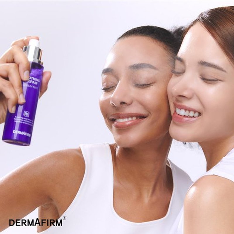 Dermafirm Soothing Repair Facial Serum Hydrating Mist R4 | Face Mist Hydrating Spray for Dark Spots w/Eucalyptus, Peptide & Collagen | Gentle for All Skin Types No Animal Trials No Paraben 3.38 fl oz