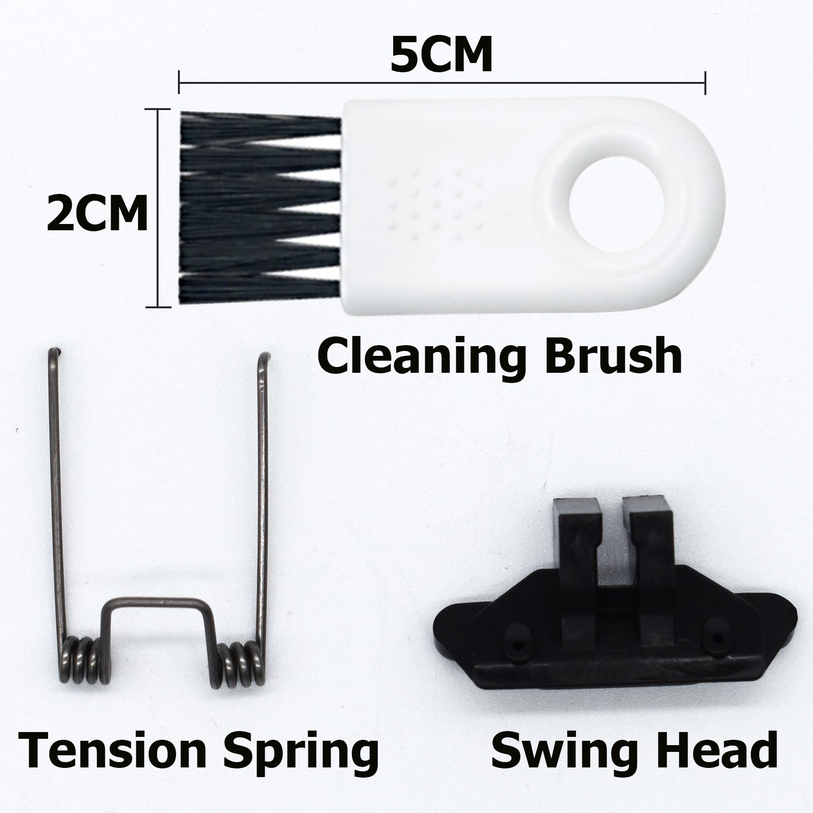 Professional Hair Clipper Repair Parts Accessories, Cam Follower, Spring Tension Compatible with BaBylissPRO Barberology FX870/FXF880/FX810/FX825/FX673N Hair Clipper Models (Black)