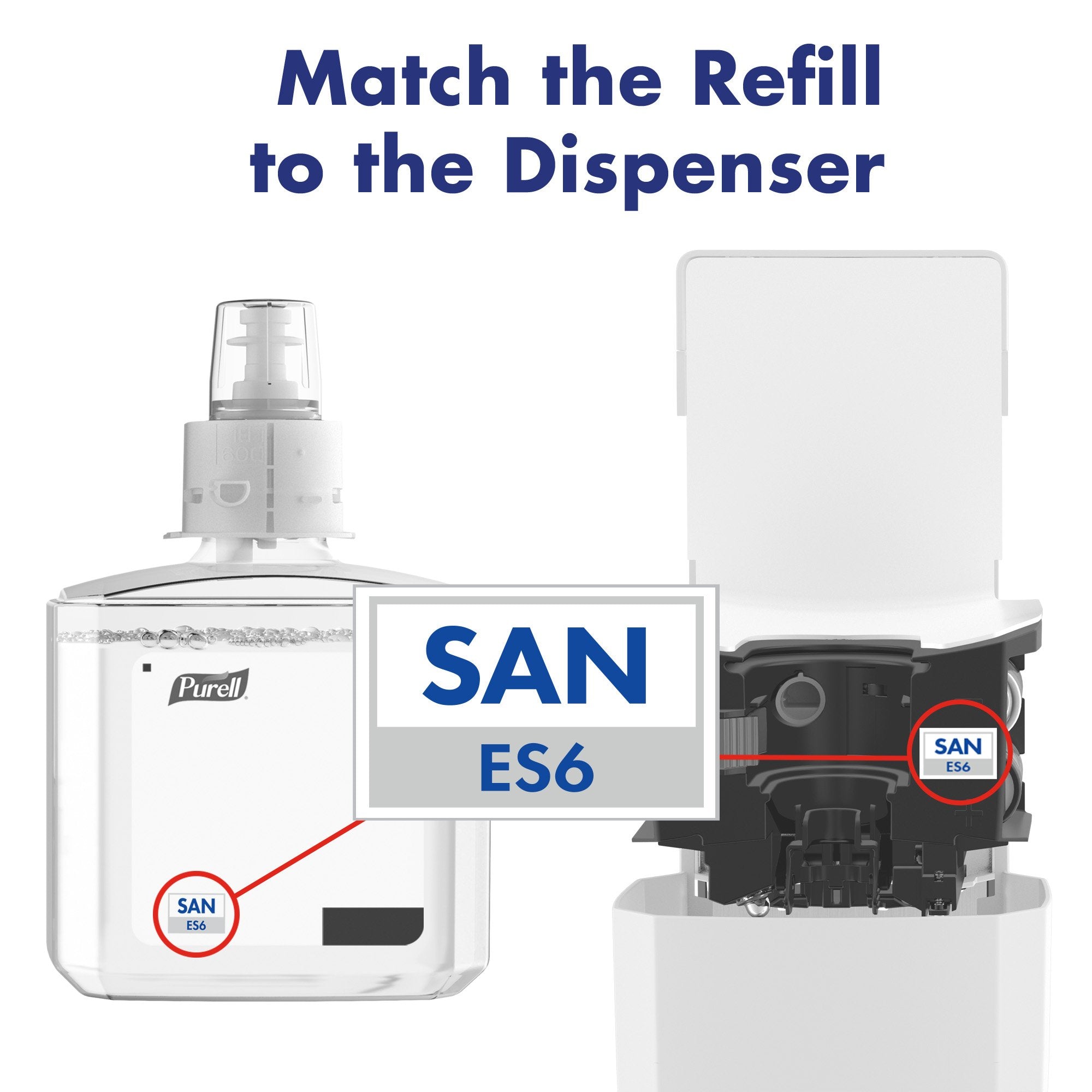 PURELL Advanced Hand Sanitizer Foam ES6 Starter Kit, 1-1200 mL Fragrance Free Sanitizer Foam Refill + 1 ES6 Graphite Automatic Sanitizer Dispenser (Pack of 1) - 6453-1G