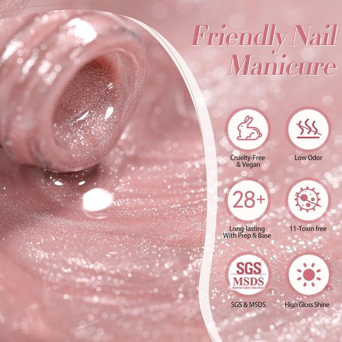 Born Pretty Cat Magnetic Eye Gel Nail Polish, Pastel Milky Cat Magnetic Gel Pastel Blue Green Purple Pink Nude Silver Nail Art Gel Manicure Salon DIY Gifts 7ML 6PCS