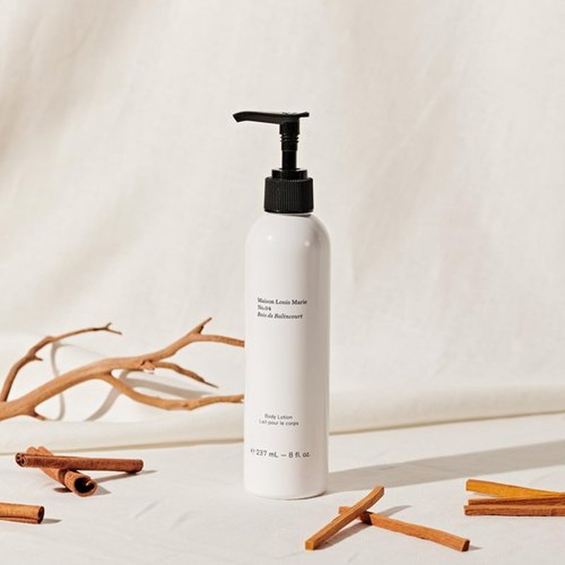 Maison Louis Marie - No.04 Bois de Balincourt Natural Body + Hand Lotion | Luxury Clean Beauty + Non-Toxic Fragrance (7.6 fl oz | 225 ml)