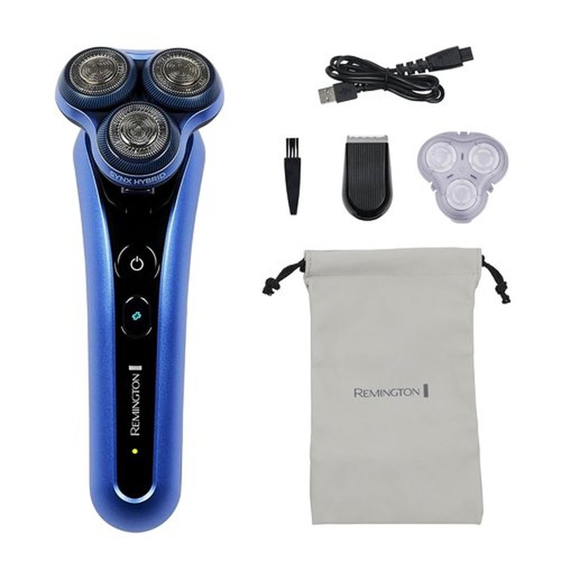Remington Limitless X7 Shaver - Titanium Blades & Power Sense Tech | Advanced Foil Rotary Electric Shaver for Sensitive Skin, 100% Waterproof