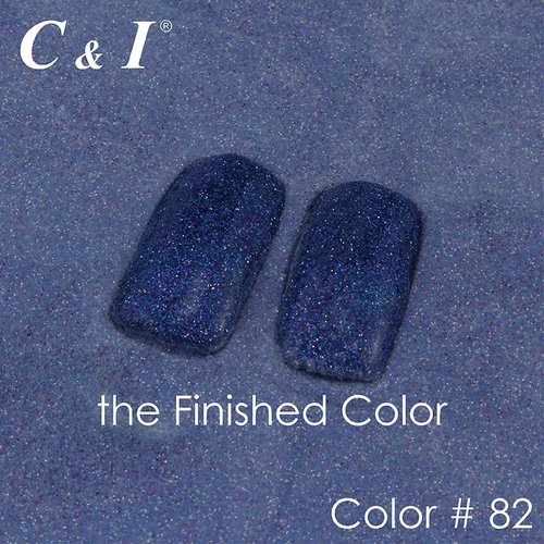 C & I Dip Powder, Glitters Color Collection, Shining Dipping Powder for Nail Beauty, Acrylic Color System (# 82)