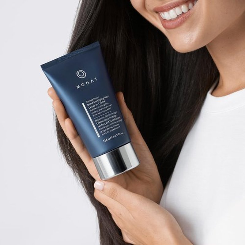 MONAT Damage Repair Bond-Fortifying Hair Crème – Leave-in Crème Conditioner Refreshing Neroli and Orange Flower Fragrance – Enhances Shine and Texture – No Frizz in Humid Conditions