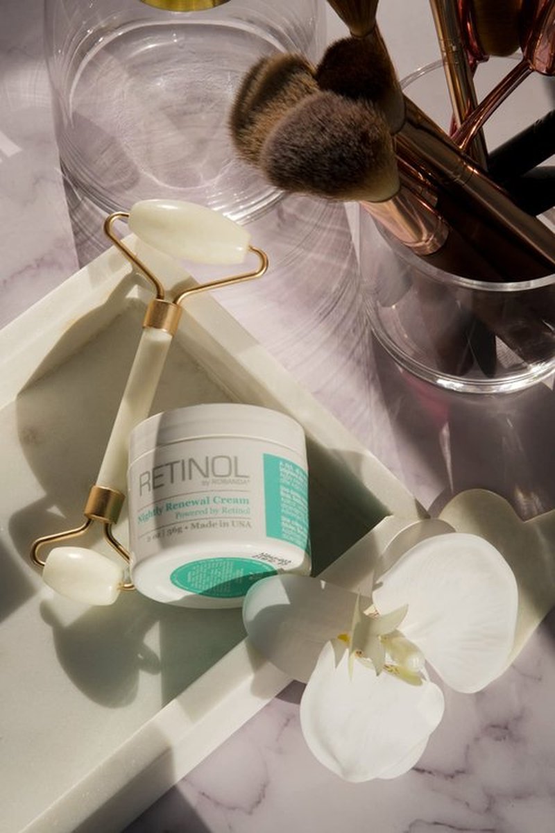 Robanda Retinol Nightly Renewal Cream │ All in One Age Repairing Night Cream Targets Wrinkles and Fine Lines