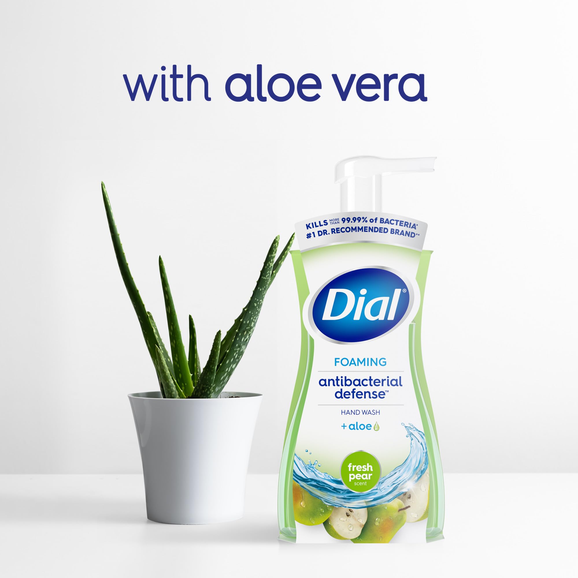 Dial Antibacterial Foaming Hand Soap, Fresh Pear, 7.5 fl oz
