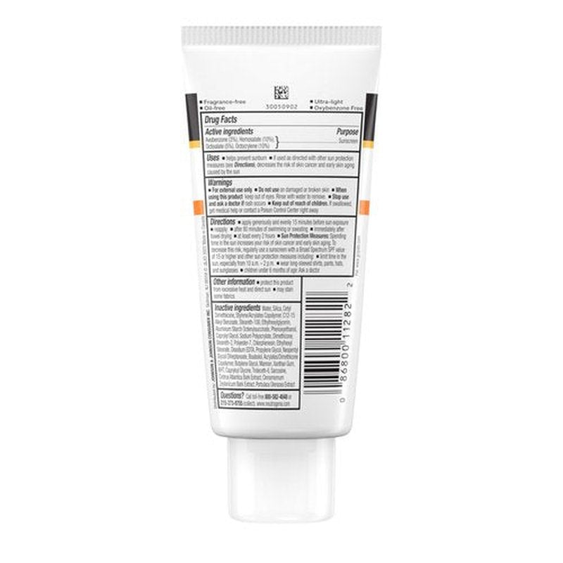 Neutrogena Clear Face Sunscreen Lotion for Acne-Prone Skin, Broad Spectrum SPF 50 Facial Sunscreen for Oily Skin, Oil-, Fragrance- & Oxybenzone-Free Water Resistant Sunscreen, Twin Pack, 2 x 3 fl. oz