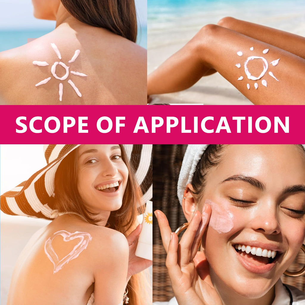 Tpyag Tinted Sunscreen for Face, Broad Spectrum SPF 50+ Sun screen Lotion - Lightweight, Water-Resistant Daily Moisturizer for Face & Body, Travel Size Sunscreen, Daily Protection,50ml