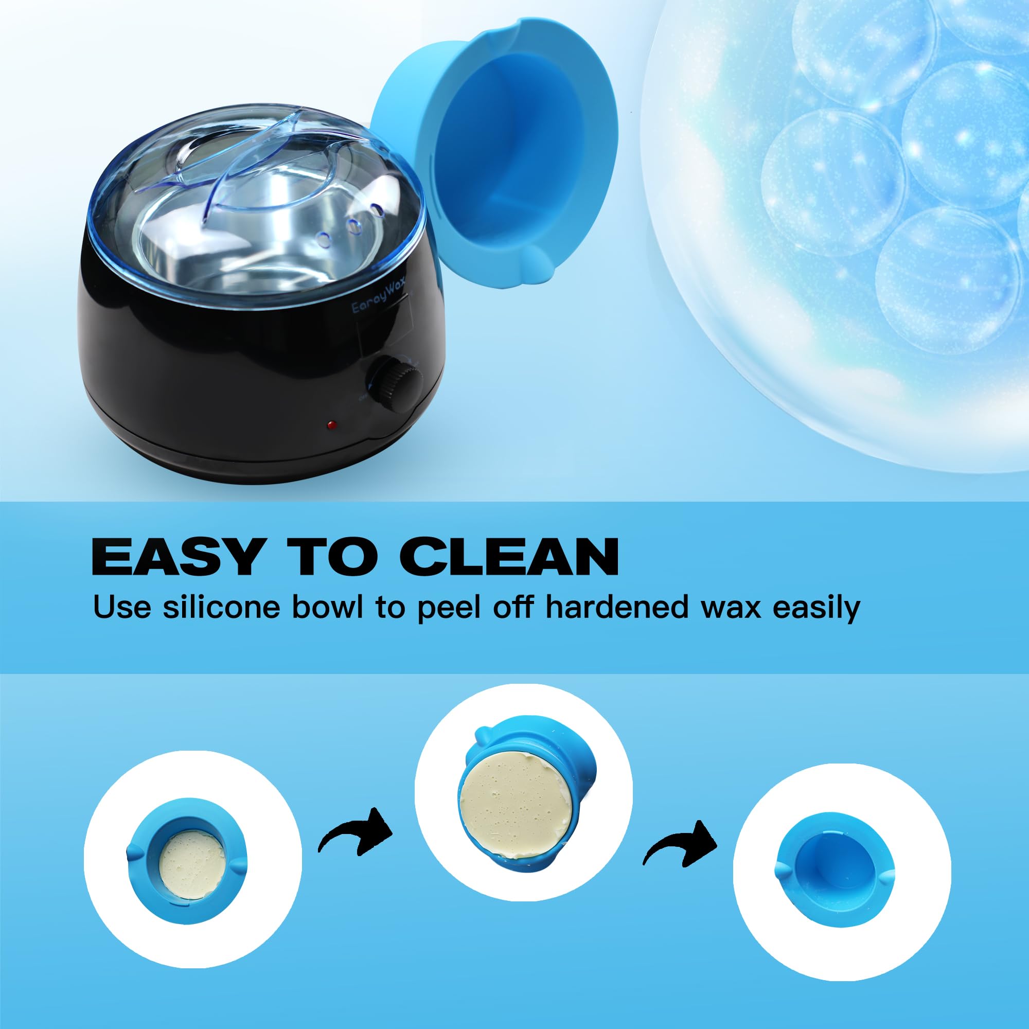 Digital Wax Warmer Machine for Hair Removal, Professional Wax Heater for Women and Men Body Waxing at Home