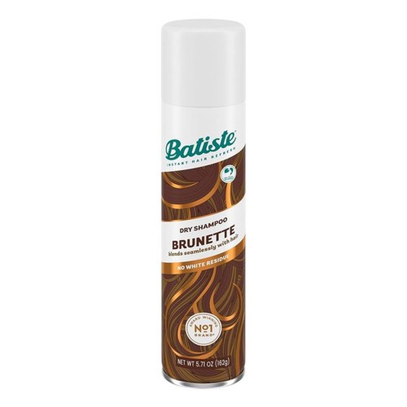 Batiste Dry Shampoo for Brunette Hair - Refresh & Absorb Oil, Waterless Formula, 5.71 oz