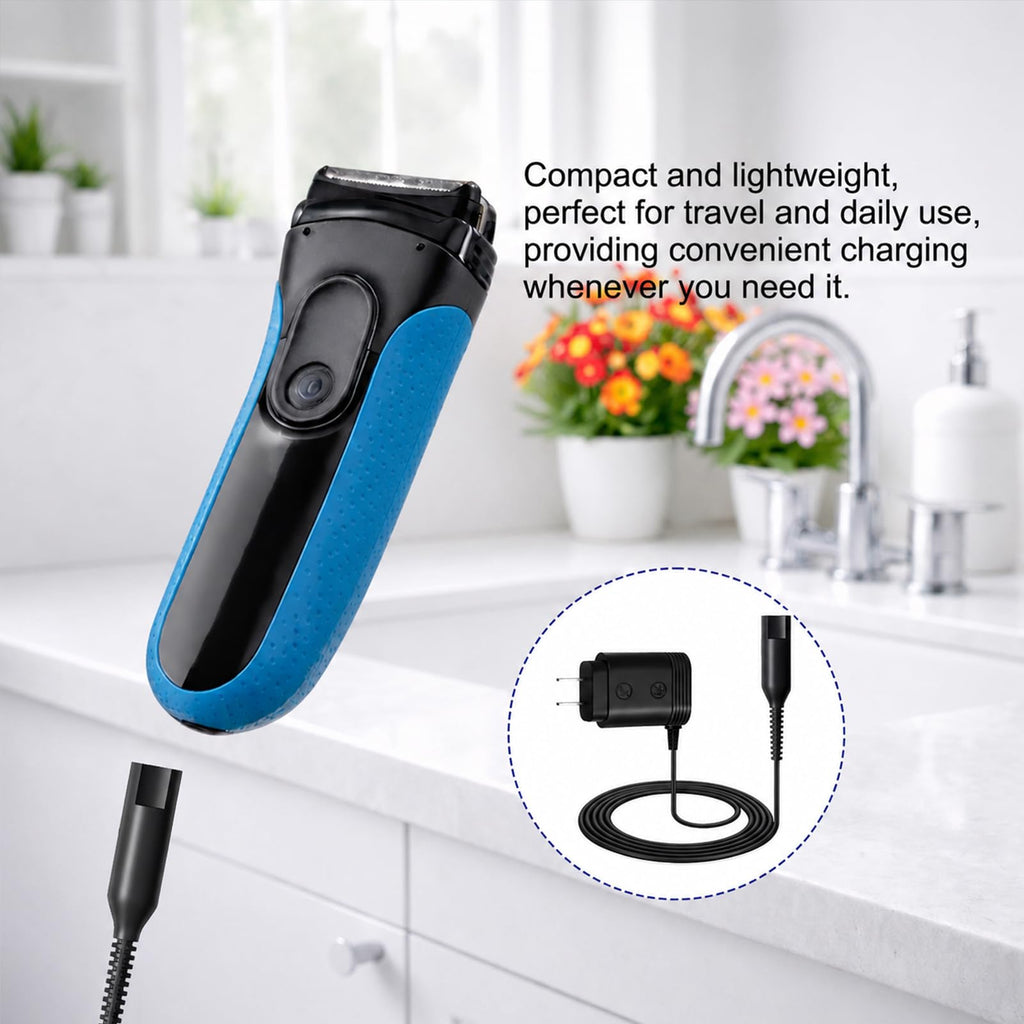 12V Charger Compatible with Braun Shaver Electric Razor Power Adapter