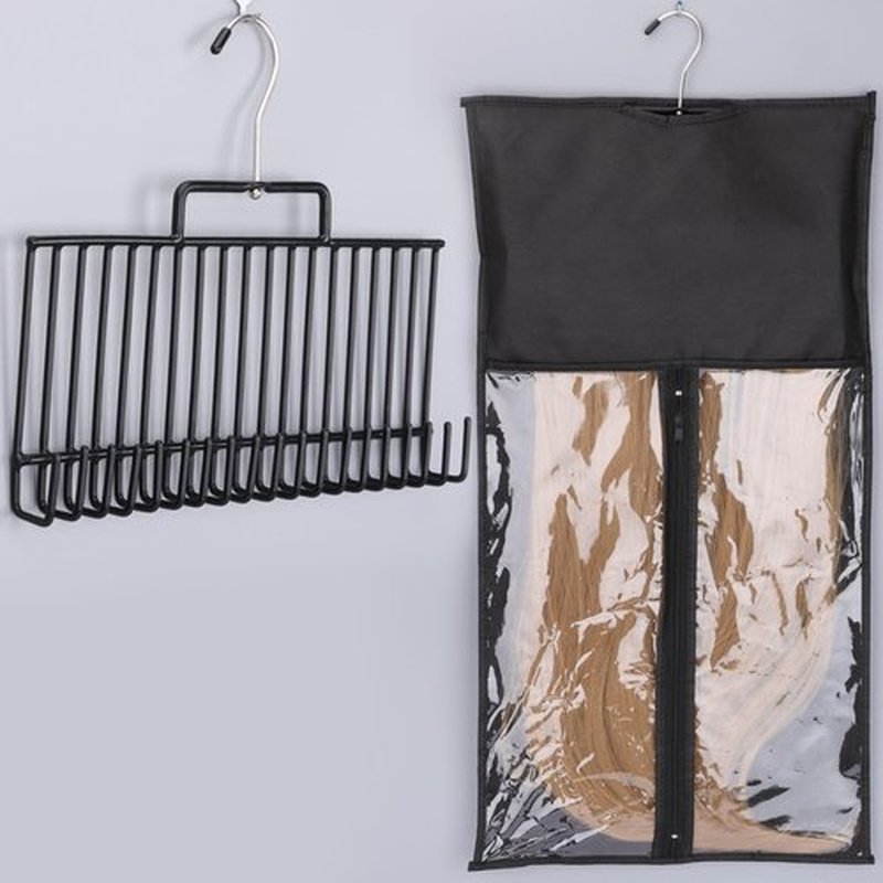 2 Set Hair Extension Holder - for Professional Extra Wide Weft Hair Holder Tool Used for Wig Washing, Coloring and Blow-Drying of Weft, Clip-in, Tape-in Hair Extensions