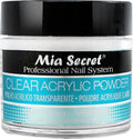 Mia Secret Clear Acrylic Powder - Professional Quality Nail Enhancement | 1oz Size