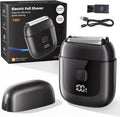 Skiennix Electric Foil Shaver - Mini Razor with 3 Floating Blades, IPX7 Waterproof, USB-C Rechargeable | Perfect Travel Grooming Gift