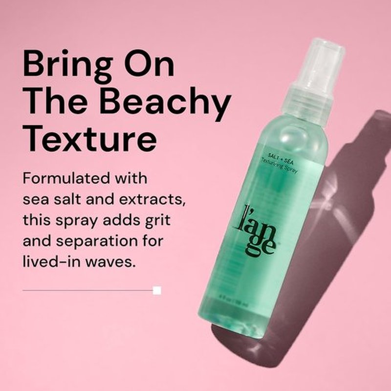 L'ANGE HAIR Sea Salt Texturizing Spray - Effortless Beachy Waves & Volume | Lightweight Mineral-Infused Formula | 4 oz
