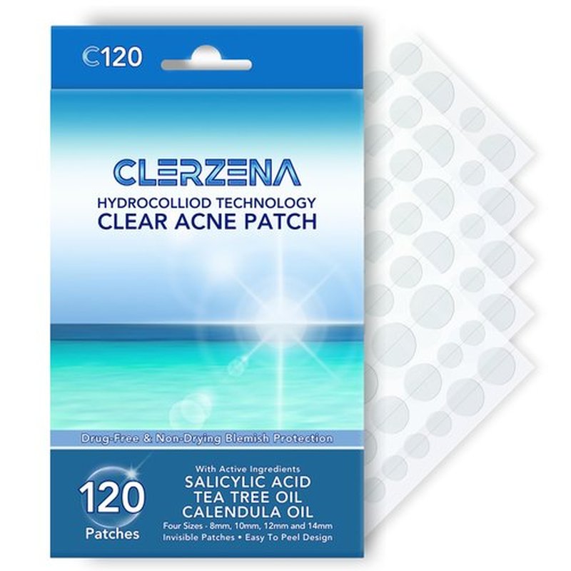 Clear Pimple Patches for Face | Hydrocolloid Pimple Patches Salicylic Acid Tea Tree Oil Calendula Oil | Acne Patch Zit Stickers | Acne Dots for Skin Care