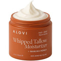 ALOVI Whipped Tallow Moisturizer – 100% Grass-Fed Beef Tallow for Face & Body – Infused with Manuka Honey, Calendula & Almond Oil – Warm Vanilla Scent