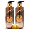 **Regine Switzerland Marula Oil Shampoo & Conditioner Set - Color Safe, Ultra Moisturizing, Sulfate Free | 16 oz Pump Bottles**