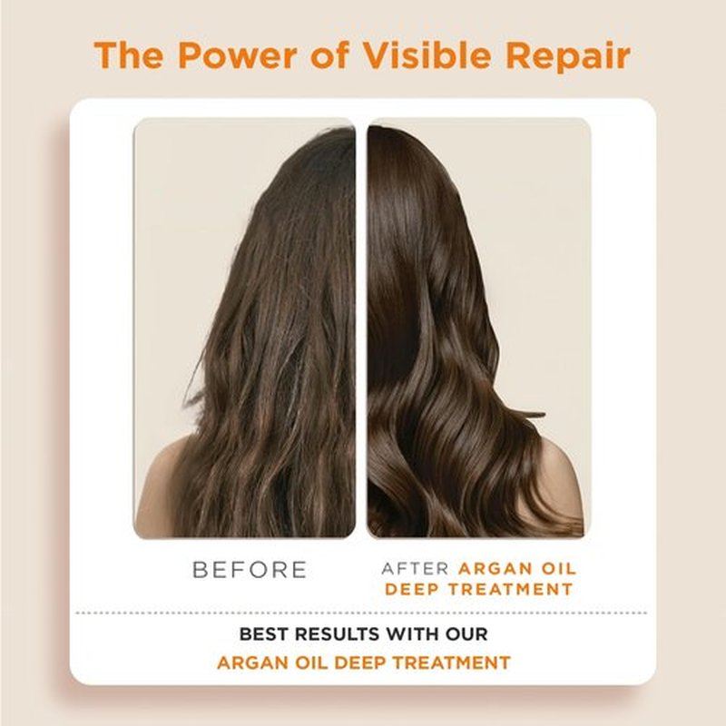 KATIVA Argan Oil Hair Mask 2-Pack (10 oz Each) – Deep Conditioning Treatment with Organic Argan Oil, Olive Oil & Peptides – Hydrating Repair for Dry, Damaged Hair – Sulfate-Free, Vegan