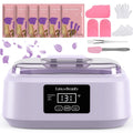 Paraffin Wax Machine for Hand and Feet - 3000ml Hand Wax Paraffin Machine for Arthritis,Touchscreen Paraffin Wax Warmer with 6 Packs Lavender Wax (2.64 lbs), Paraffin Bath for Smooth & Soft Skin