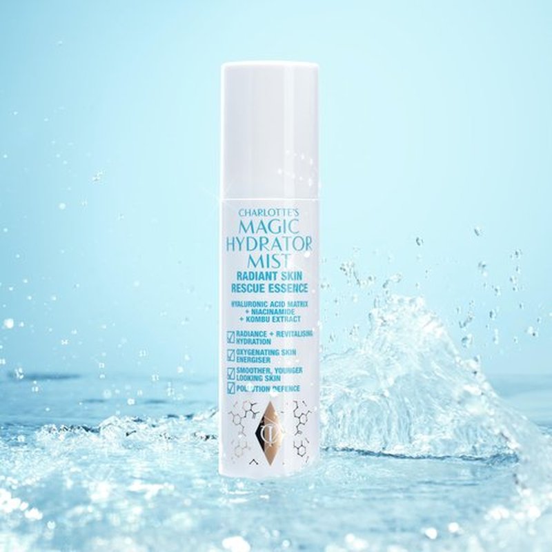 Charlotte Tilbury Magic Hydrator Face Mist - Hydrating Facial Spray for an Instant, Dewy Glow - Helps Absorb Other Skincare Products, Revitalizes Complexion & Leaves Skin Visibly Radiant