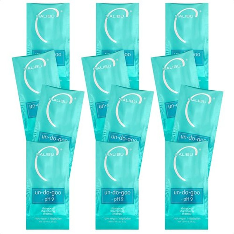 Malibu C Un-Do-Goo Clarifying Shampoo - Sulfate-Free Cleanser for Product Build-Up Removal and Shine Restoration