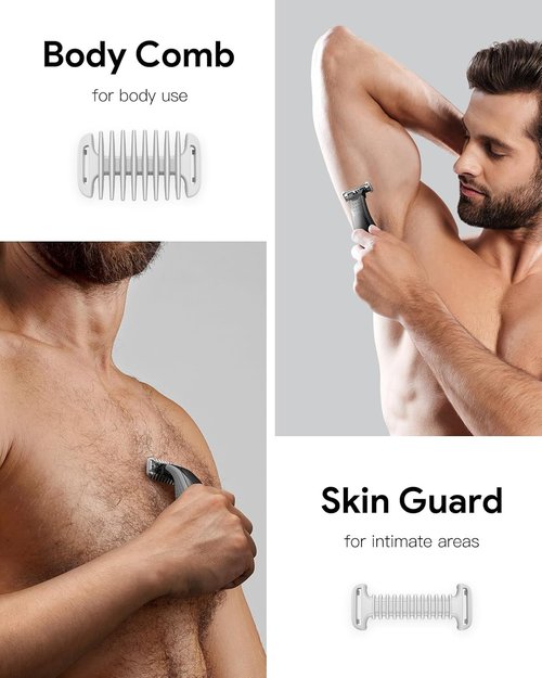 Obalde Guide Guards Set - Skin & Body Combs with 1/2/3/5mm Attachments | Hard Case for Convenient Storage