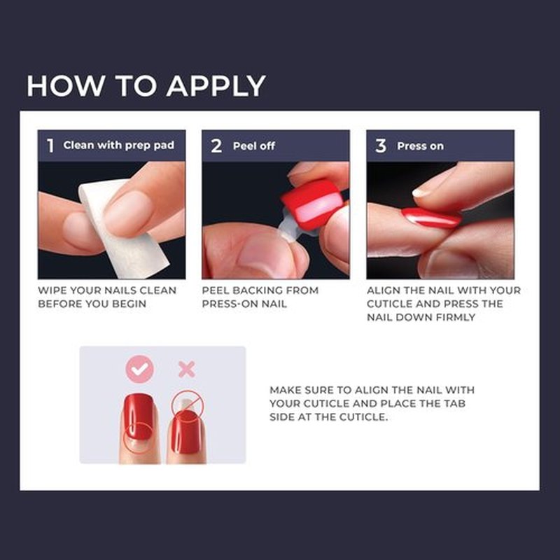 KISS imPRESS Press-On Nails - Dream It Up Design, Light Pink, Short Squoval Shape | 30 Nails & Accessories Included