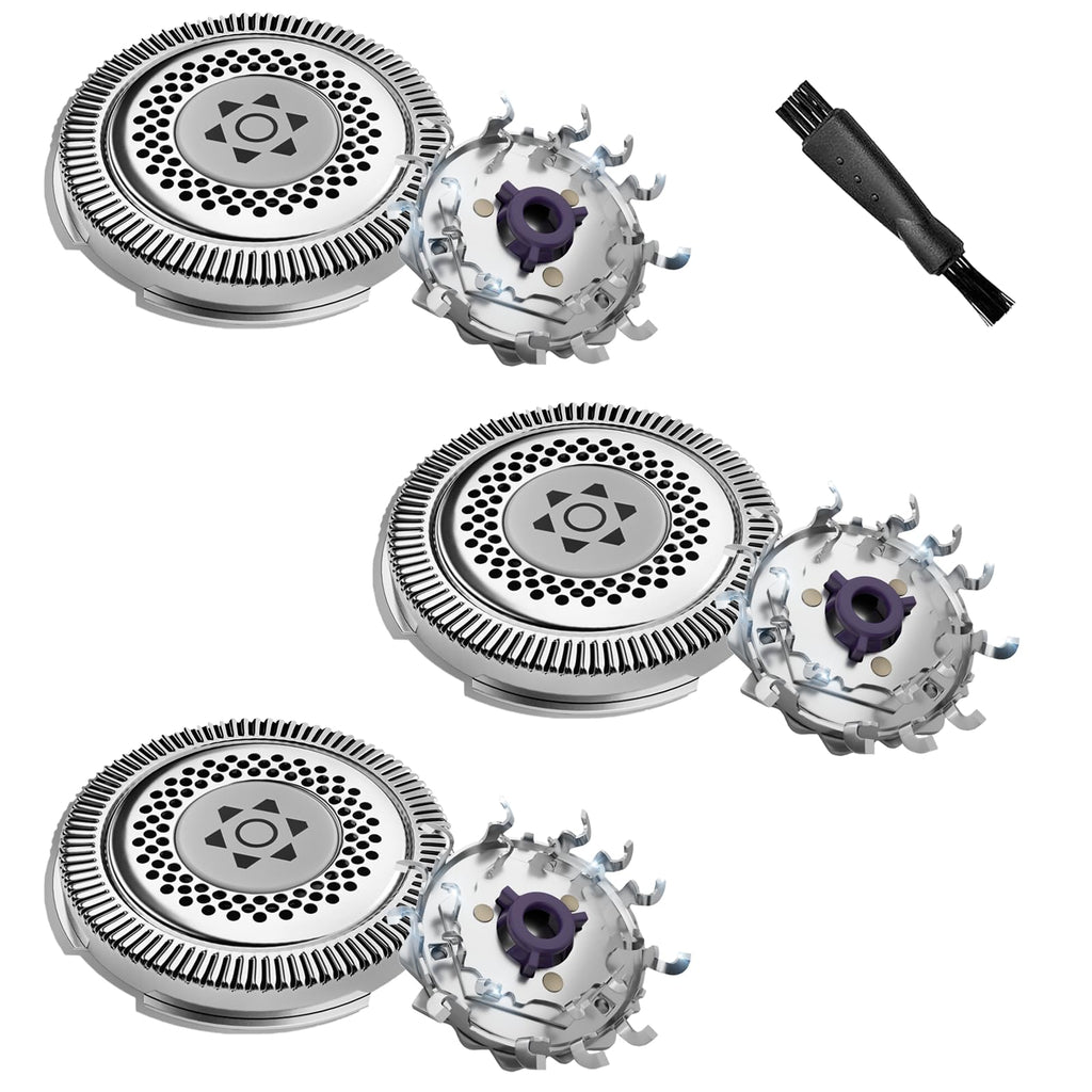SH98/72 Head Shaver Replacement compatible with Philips Norelco S9000 Prestige Replacement Blades for Philips electric Shaver Series 9000 Prestige SP9800, SP9820, SH98 replacement shaving heads,3Pcs