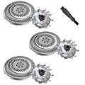 SH98/72 Head Shaver Replacement compatible with Philips Norelco S9000 Prestige Replacement Blades for Philips electric Shaver Series 9000 Prestige SP9800, SP9820, SH98 replacement shaving heads,3Pcs