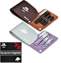 Nail Fingernail Toenail Clippers Set - Separate Personal Nail Cutter Set for Men and Women, Travel Finger Nail Clippers Adult Toe Nail Clipper Kit, Wedding Gifts Idea Engagement Gifts for Couples