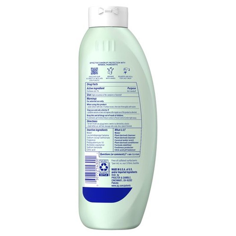 Head & Shoulders Anti-Dandruff Shampoo and Conditioner, BARE Pure Clean 2-in-1 Twin Pack, 1% Pyrithione Zinc, Scalp Care, Sulfate-Free, Silicone-Free, 13.5 fl oz Each